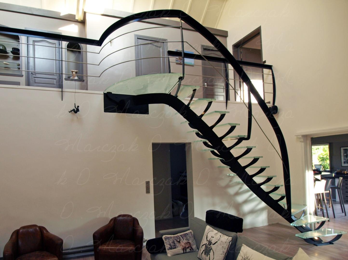 Escalier unique, original et artistique Grand-Est.